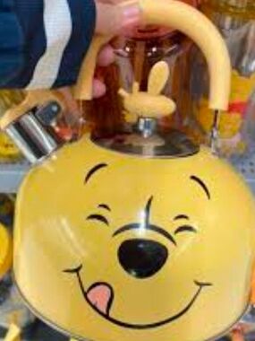Winnie the Pooh Yellow Tea Kettle Teapot - Classic Character Design